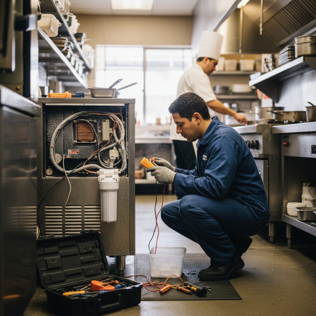 Ice Maker Repair performed by a Worcester Appliance Repair Pros technician in Worcester, MA
