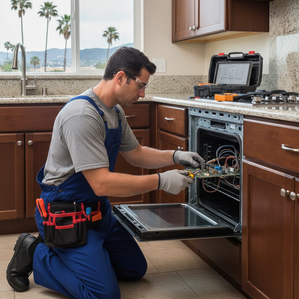 Oven Repair performed by a Worcester Appliance Repair Pros technician in Worcester, MA