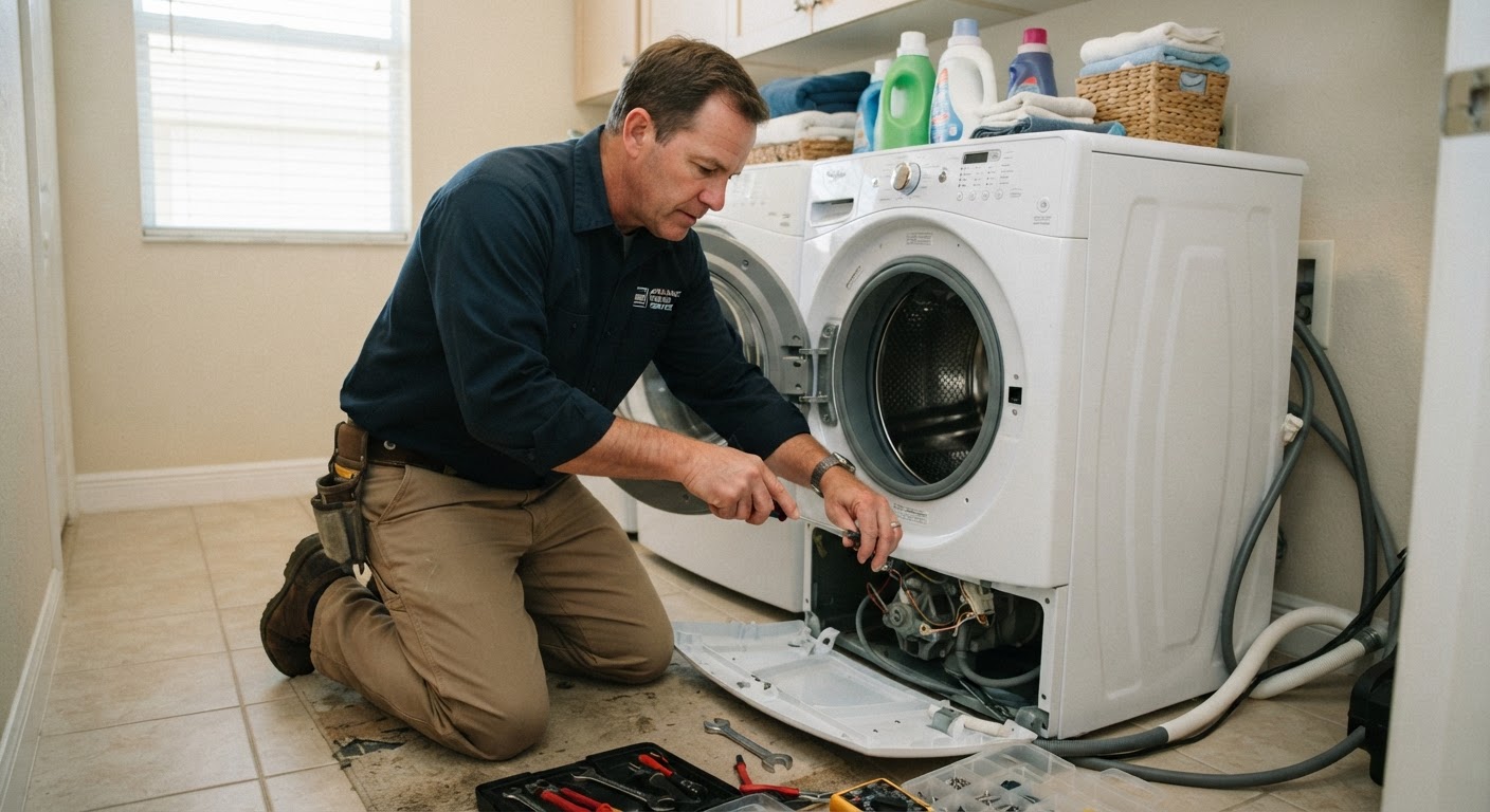 Washing Machine Repair performed by a Worcester Appliance Repair Pros technician in Worcester, MA